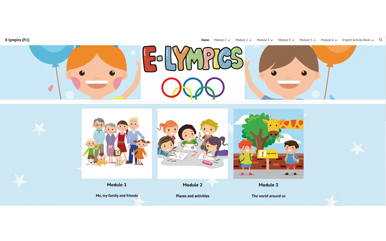 在英文科的課程設計上,學校為初小學生創立網上學習平台「E-lympics」,包含有豐富的詞彙庫和有趣的遊戲,讓學生溫習課本中的知識,如遊戲形式的小練習,能有效鞏固詞彙基礎。