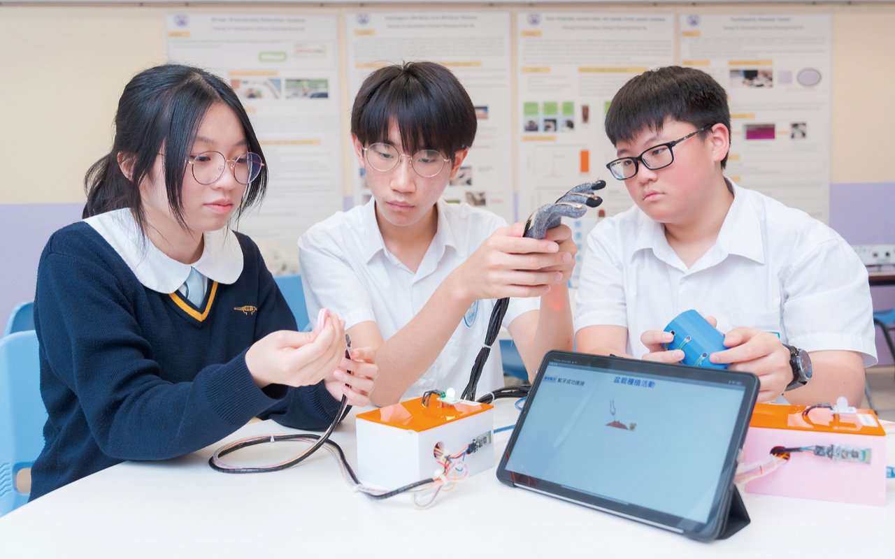為培養學生勇於挑戰、創新的思維模式,學校推出「校本法證科學課程」