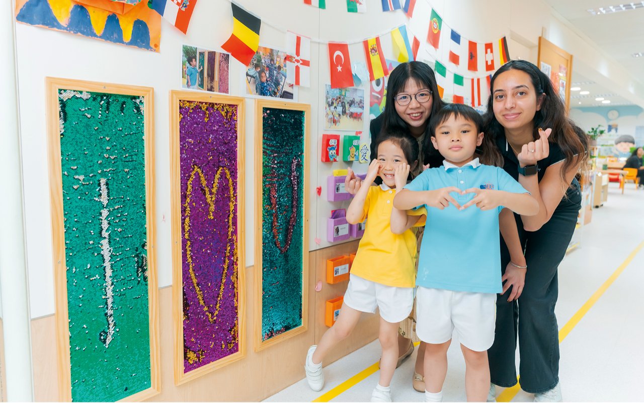 学校特别安排了外籍英语老师参与日常教学