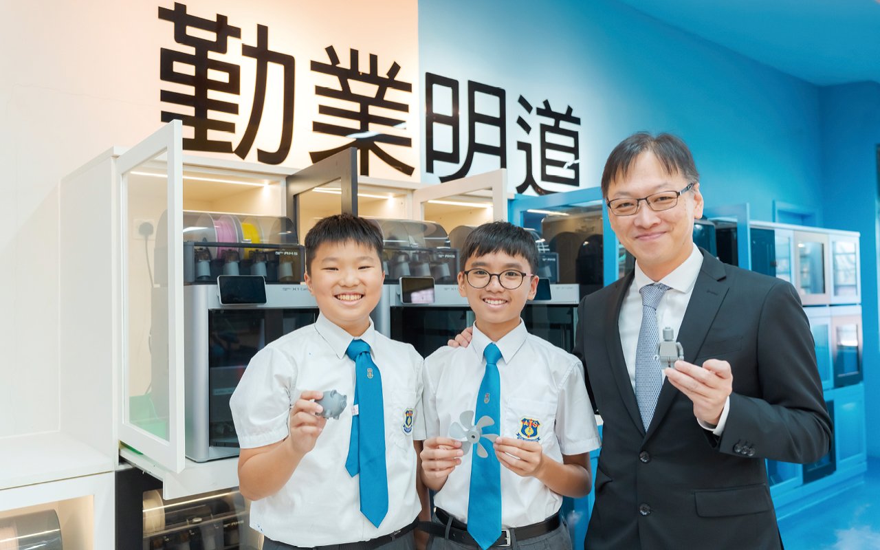 沈明輝校長深信教育是「以生命影響生命」的工作,每一位學生都有各自的天賦潛能