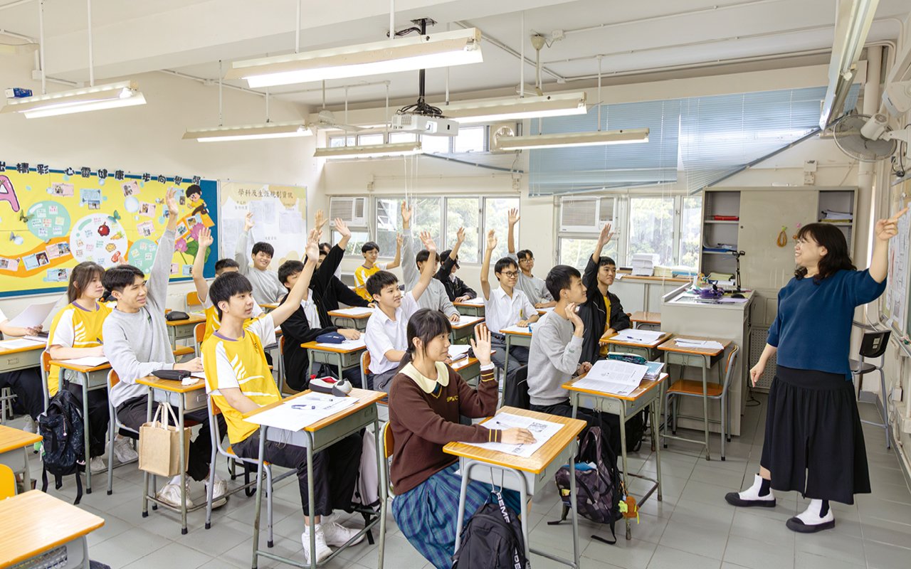 學校非常重視學生的英語表達能力,當同學願意在課堂上「說」英語,代表他們積極投入課堂