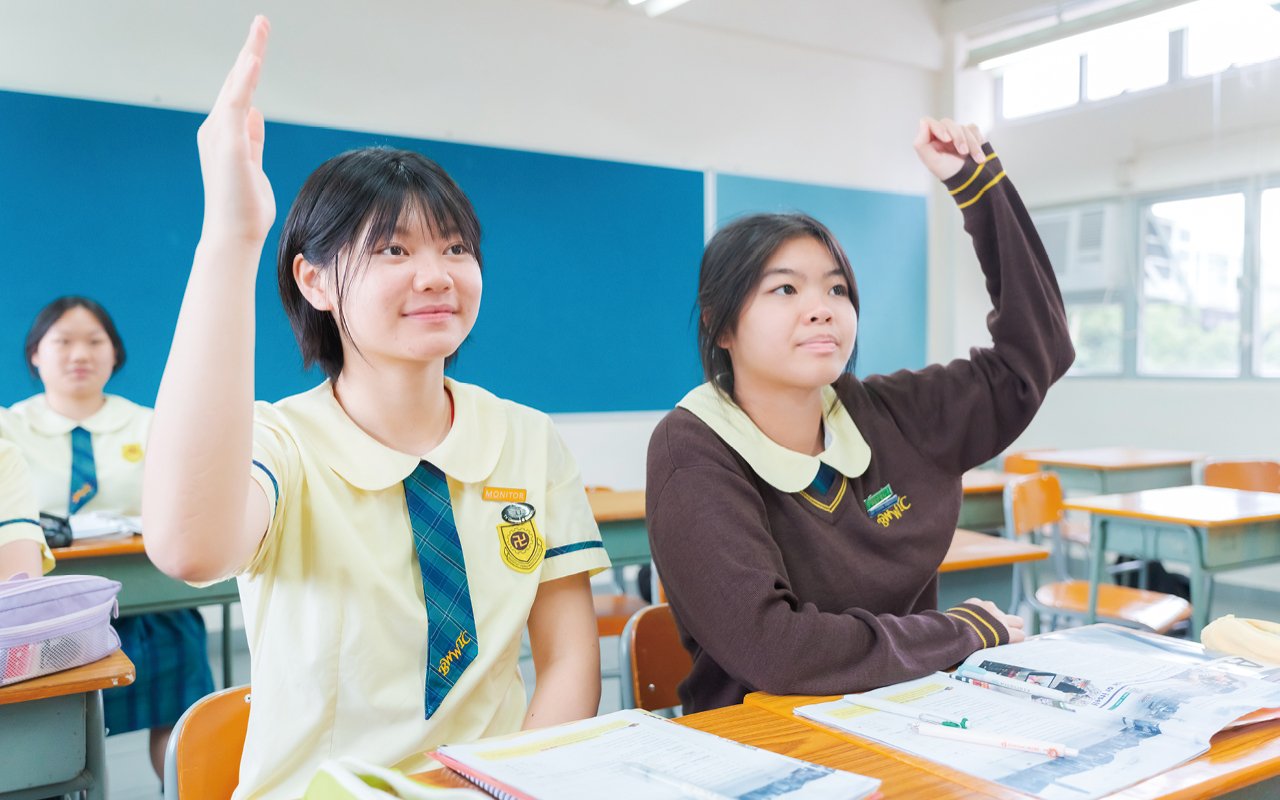 學校積極鼓勵學生參與不同的英語比賽項目,實踐所學